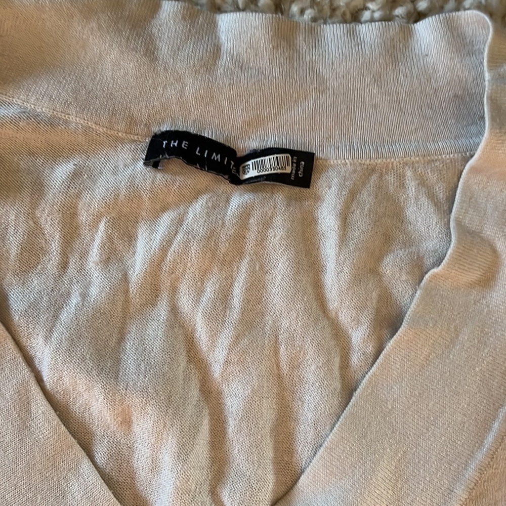 Womens the limited off white v neck sweater XS - Picture 2 of 2
